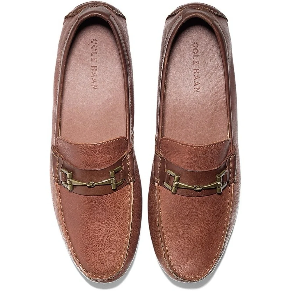 COLE HAAN - MENS SOMERSET WOODBURY LINK BIT DRIVER SHOES Size 7 LNC COLE HAAN - MENS SOMERSET WOODBURY LINK BIT DRIVER SHOES  main image 2
